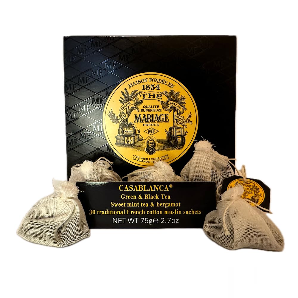 新品未開封！Mariage Frères 干支茶セット 2個　まとめ売り Amazon.com: Mariage Frères - CASABLANCA - Box of 30 traditional